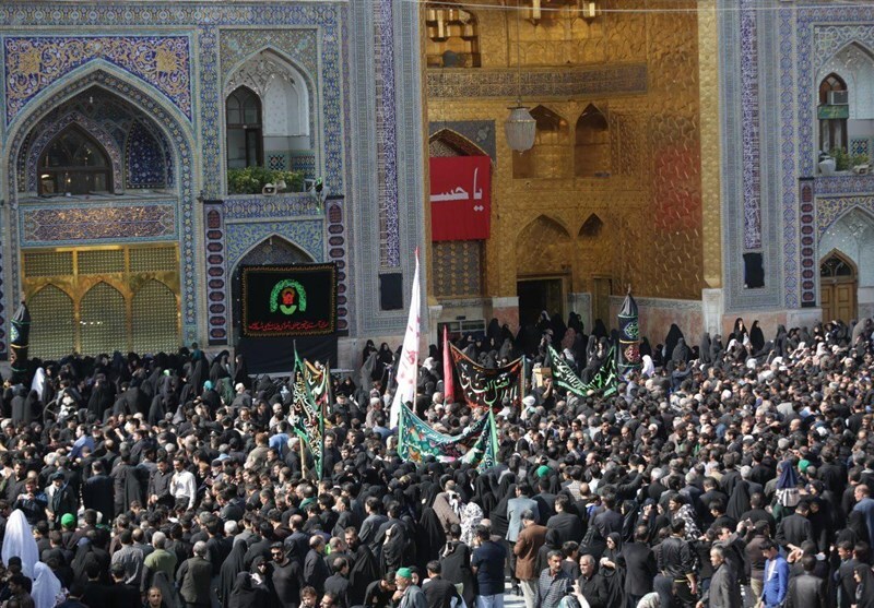 برپایی موکب و عزاداری سنتی میناب در مشهد مقدس