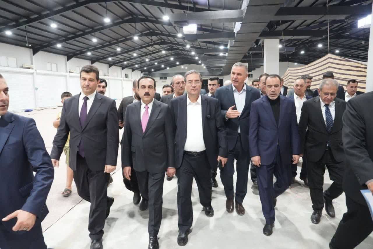 بازدید استاندار آذربایجانغربی و استاندار اقلیم کردستان عراق از سالن نمایشگاه بینالمللی اربیل بازدید استاندار آذربایجانغربی و استاندار اقلیم کردستان عراق از سالن نمایشگاه بینالمللی اربیل