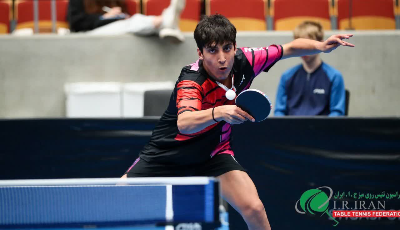 درخشش پینگ پنگ اصفهانی در کانتندر جوانان کرواسی