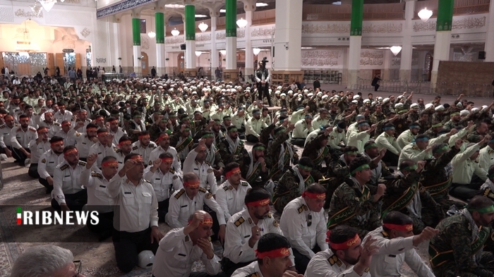 عهد سربازی نیرو‌های نظامی و انتظامی قم با امام زمان (عج)