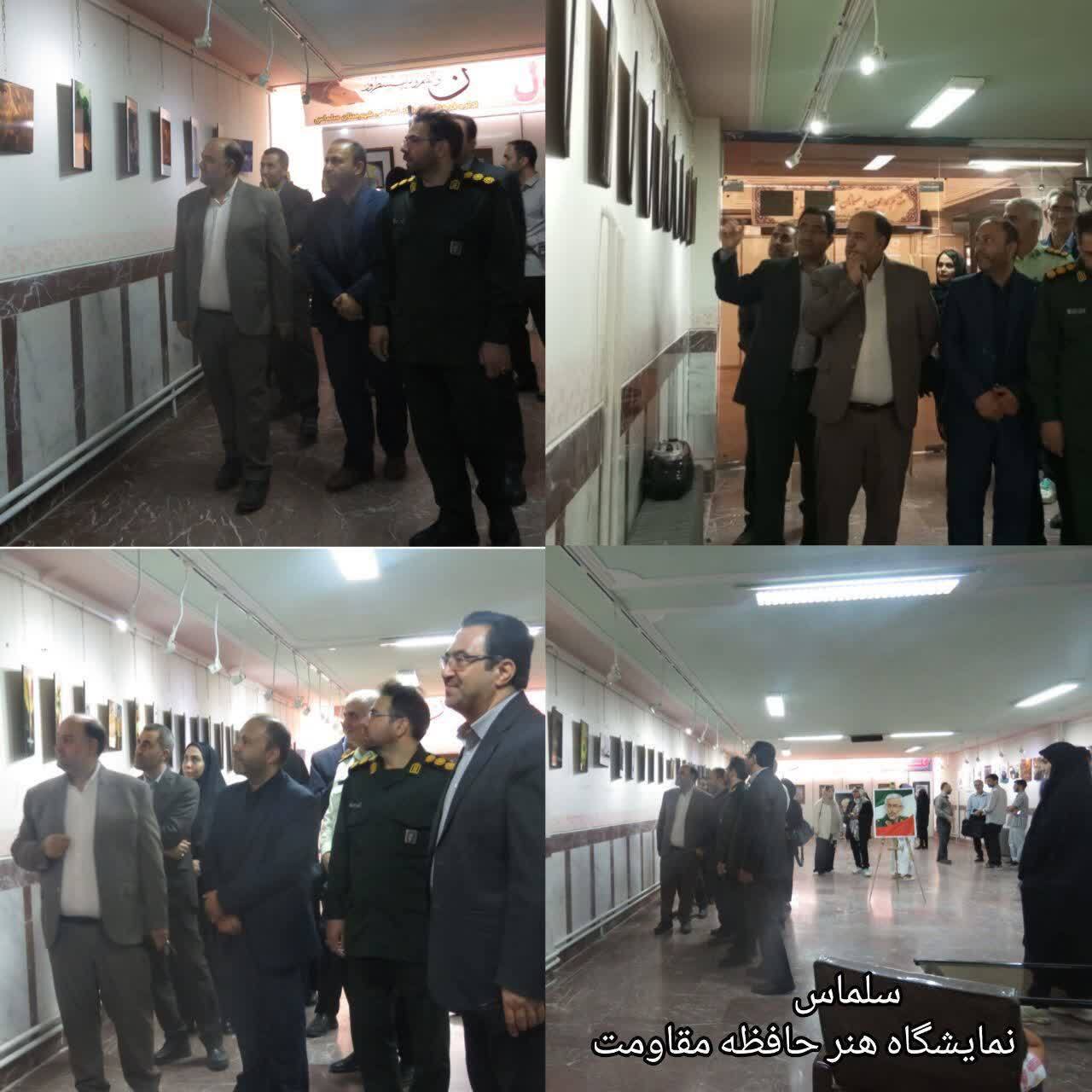 برپایی نمایشگاه هنر‌های تجسمی در سلماس