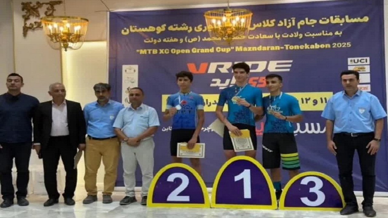 درخشش ورزشکار مراغه‌ای در مسابقات دوچرخه‌سواری کوهستان کشور