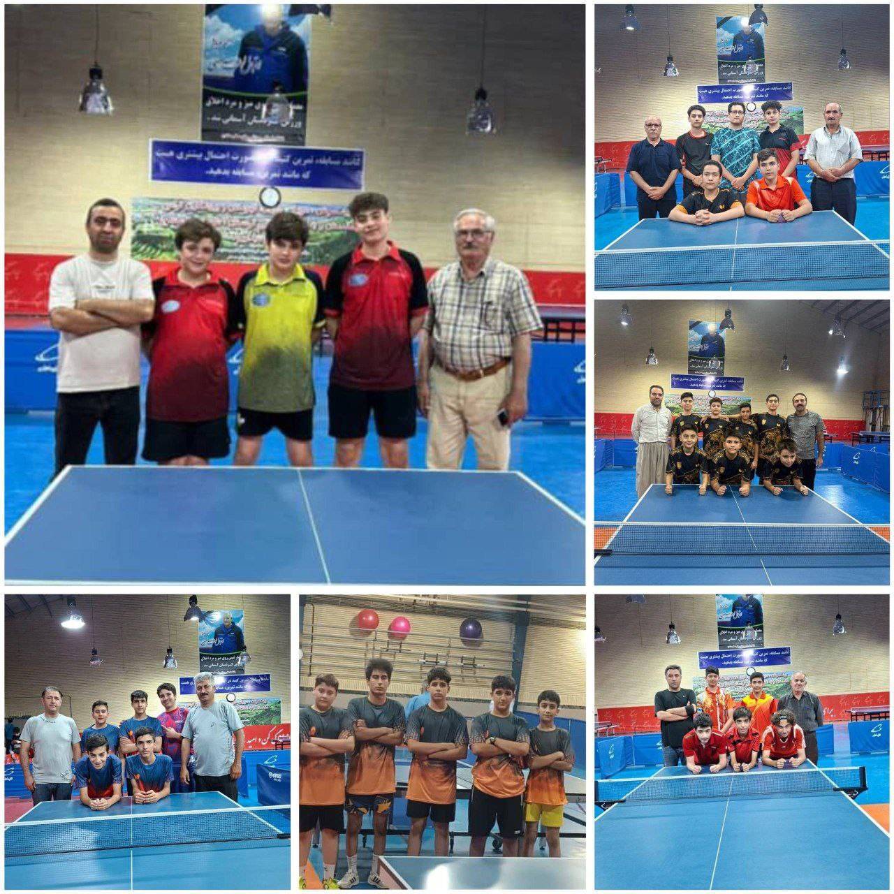 سقز قهرمان اولین دوره لیگ پینگ پنگ استانی