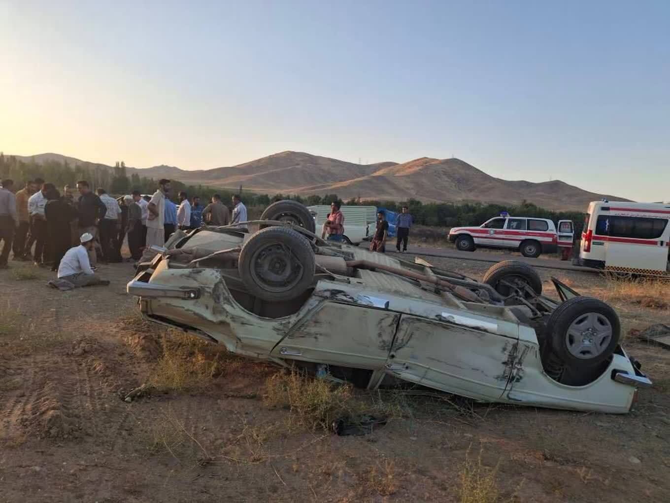 مصدومیت شش تن در سانحه رانندگی در محور ارومیه - سلماس