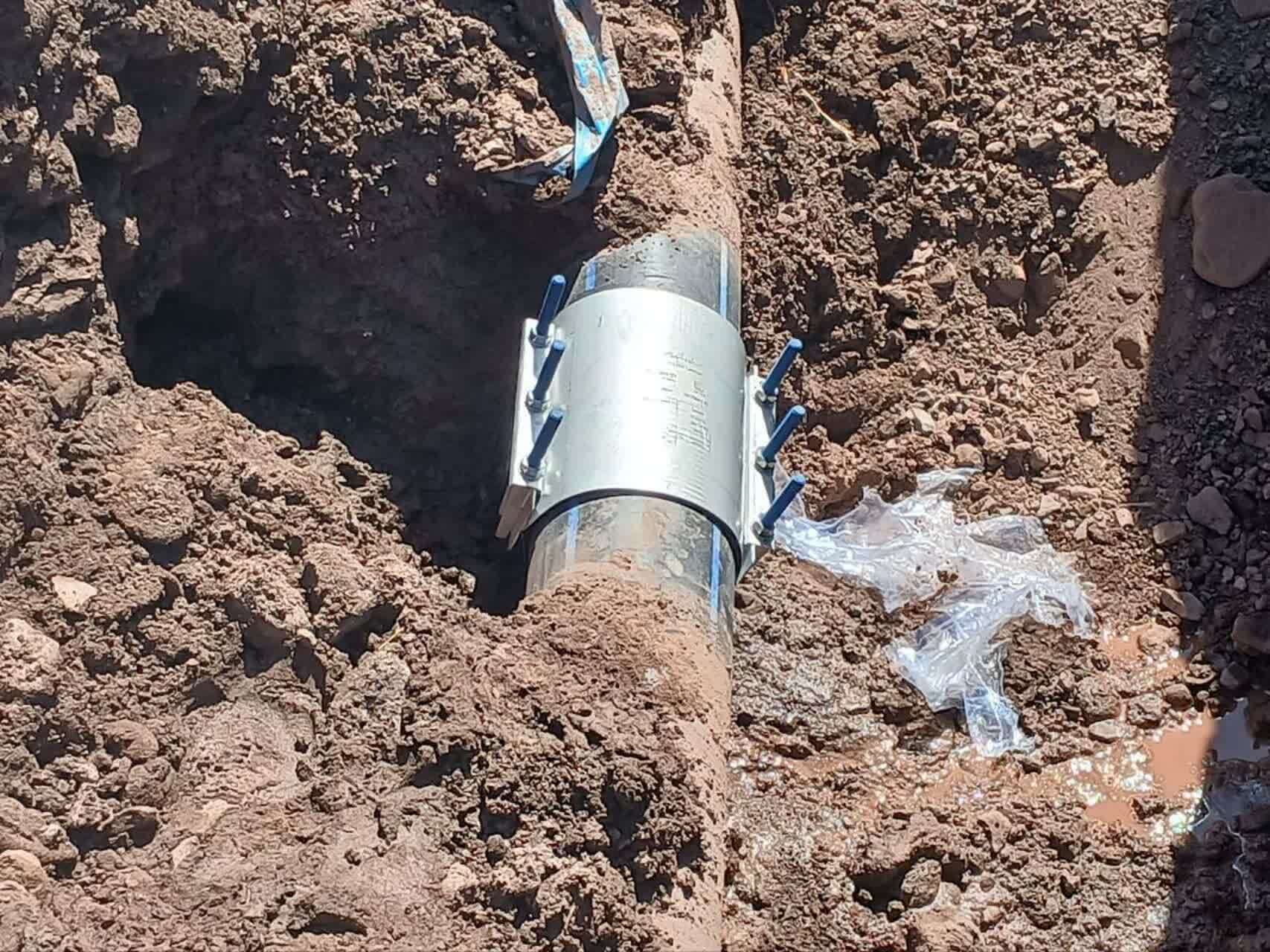 ترمیم خط انتقال ۲۰۰ میلی‌متری روستای ولدیان خوی