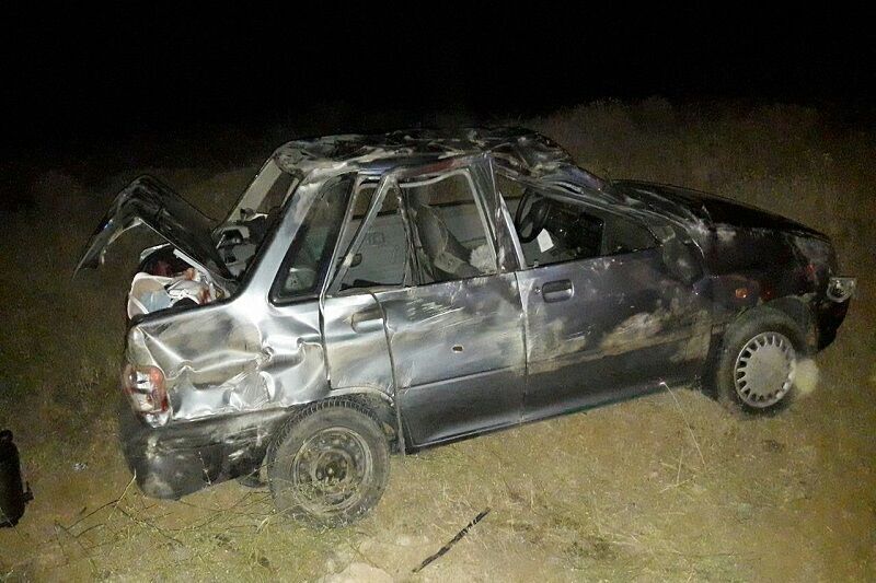 جان باختن ۳ نفر در حادثه واژگونی خودرو پراید در یزد جان باختن ۳ نفر در حادثه واژگونی خودرو پراید در یزد