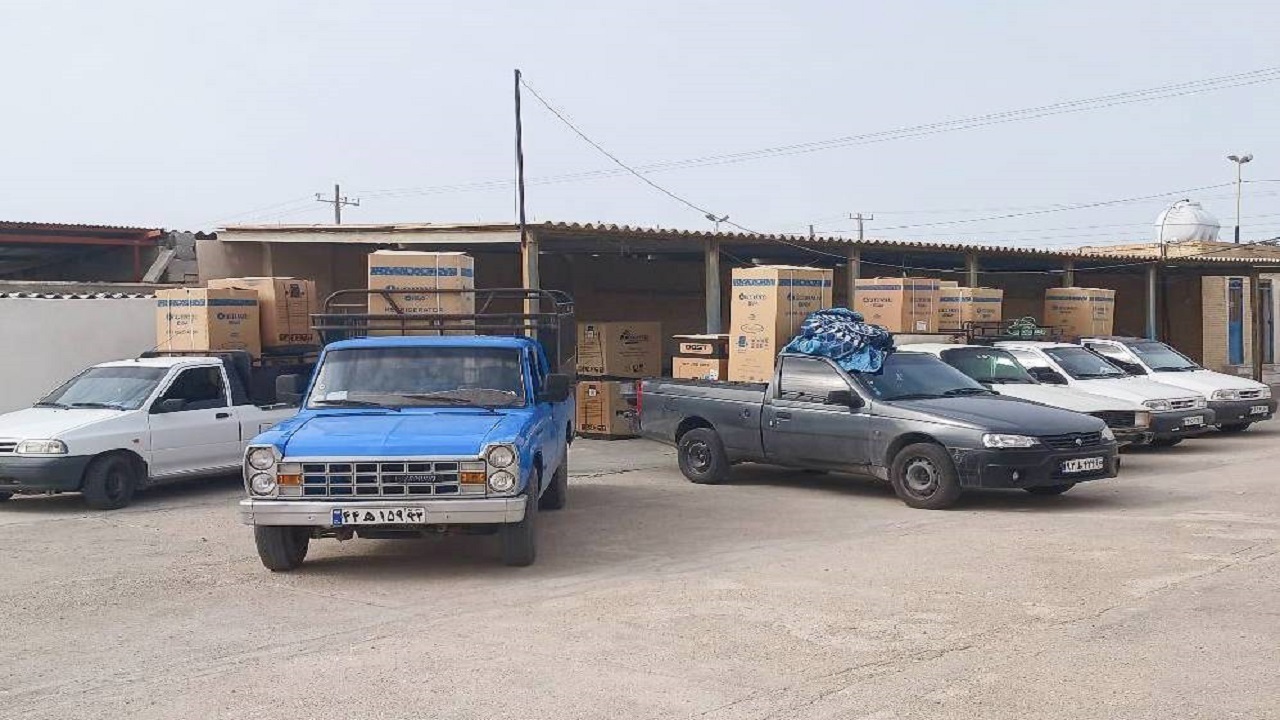 اهدای جهیزیه به نوعروسان در بخش شیبکوه بندرلنگه