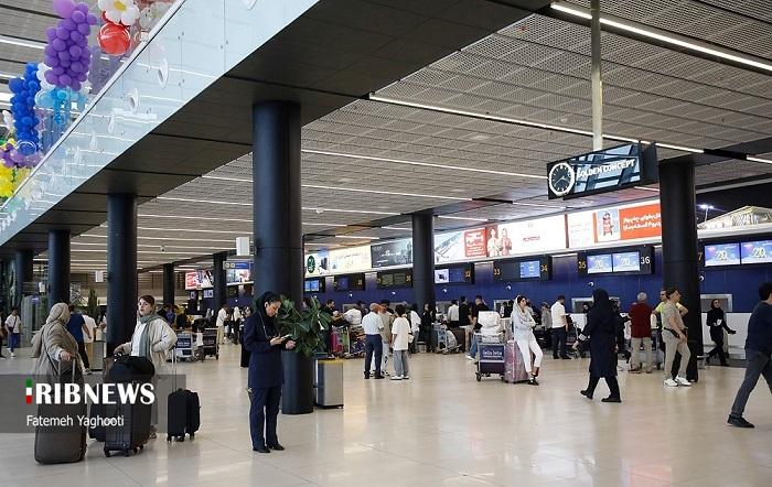 برقراری ۸۸ پرواز و جابه جایی ۱۲ هزار مسافر در فرودگاه بین المللی کیش