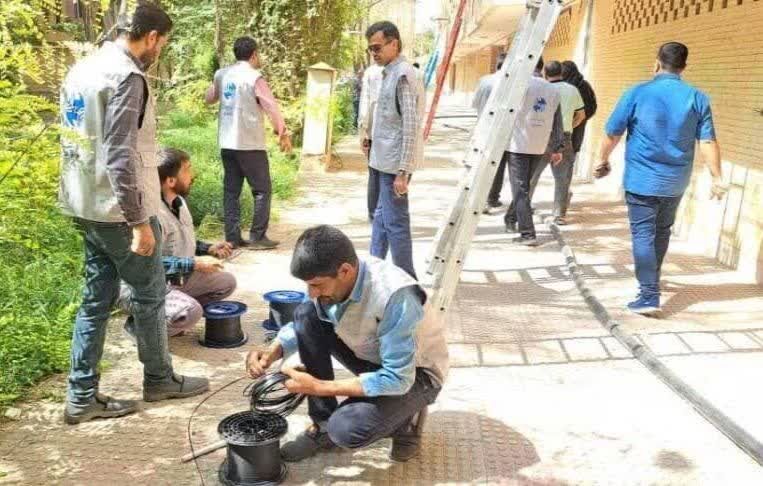 رایگان شدن اجرای فیبر نوری در کرمان