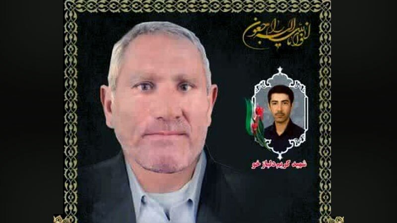 تشییع و خاکسپاری پدر شهید کریم دلباز خو