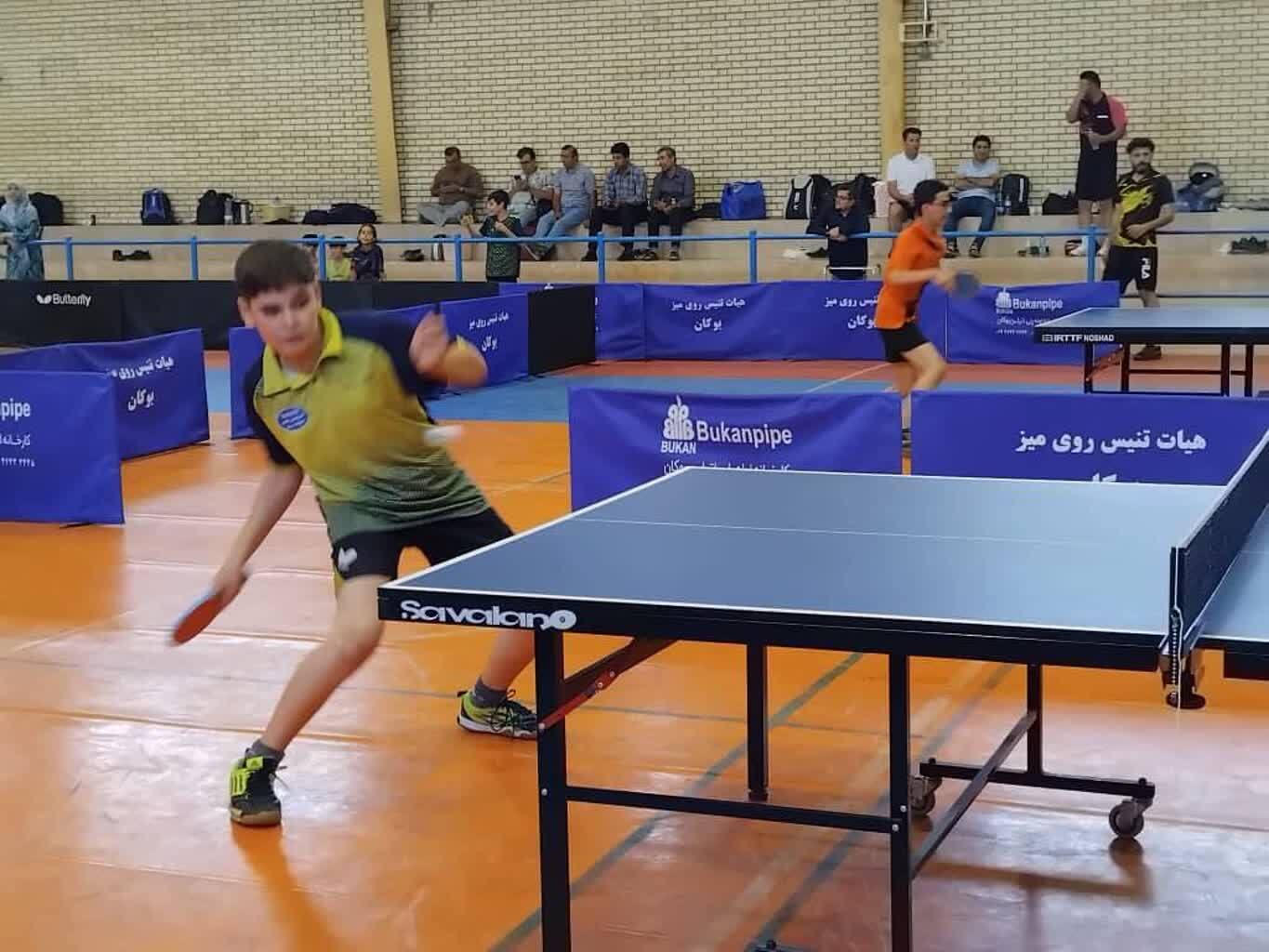 برگزاری مسابقات چندجانبه تنیس روی میز در بوکان