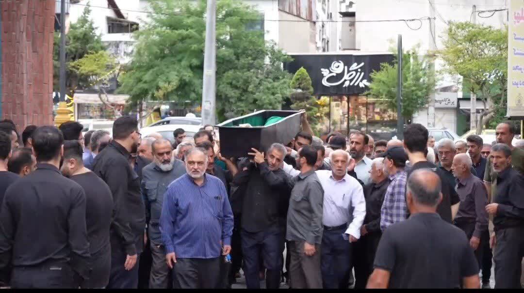 آسمانی شدن پدر شهید و خیرمدرسه ساز آملی