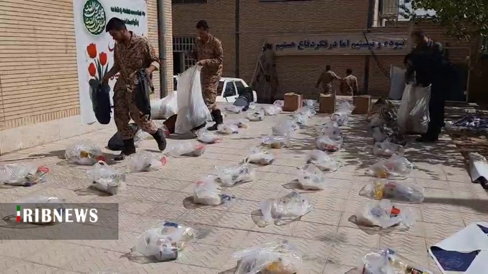 توزیع ۴۰۰ بسته معیشتی و بسته آموزشی در شهرستان کهک