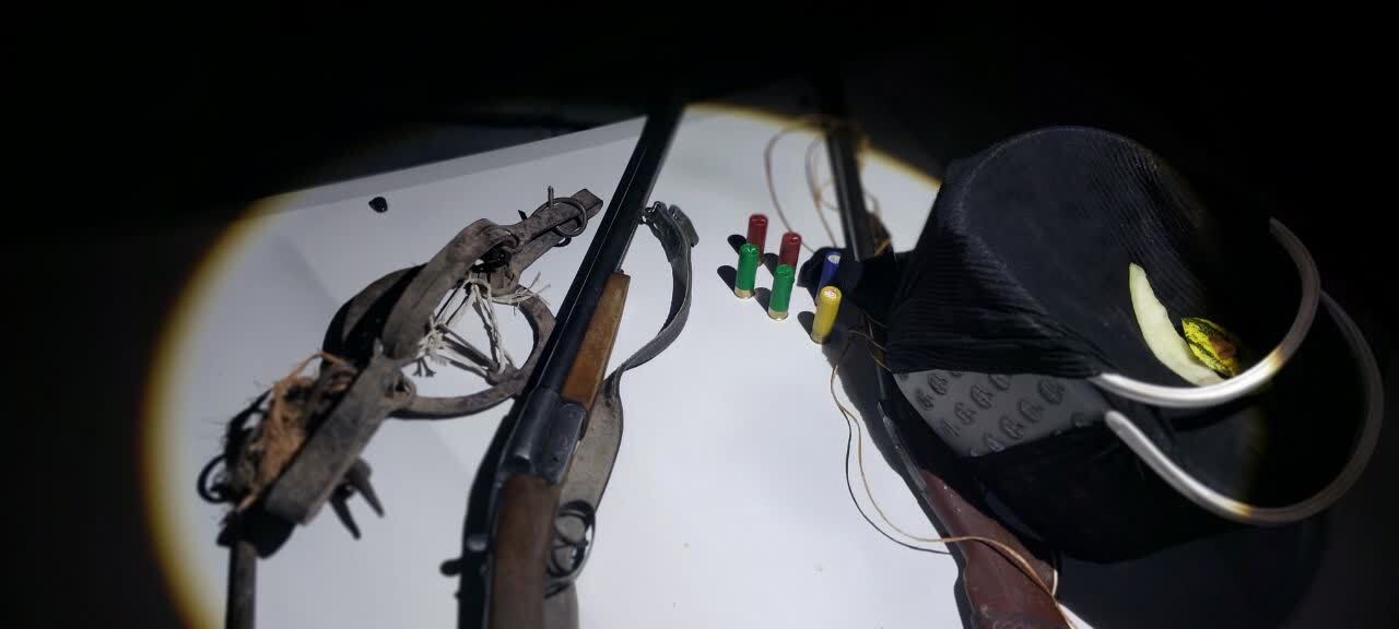 دستگیری دو نفر متخلف شکار و صید در مناطق آزاد شهرستان قائنات دستگیری دو نفر متخلف شکار و صید در مناطق آزاد شهرستان قائنات