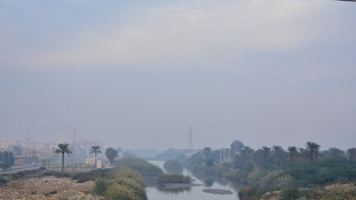 آبادان و خرمشهر باز هم در حصار آلودگی هوا