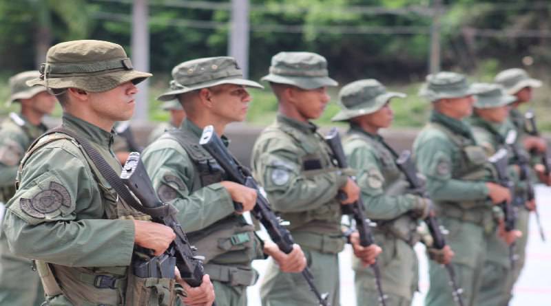 استقرار نیروهای واکنش سریع ارتش ونزوئلا در شمال کشور