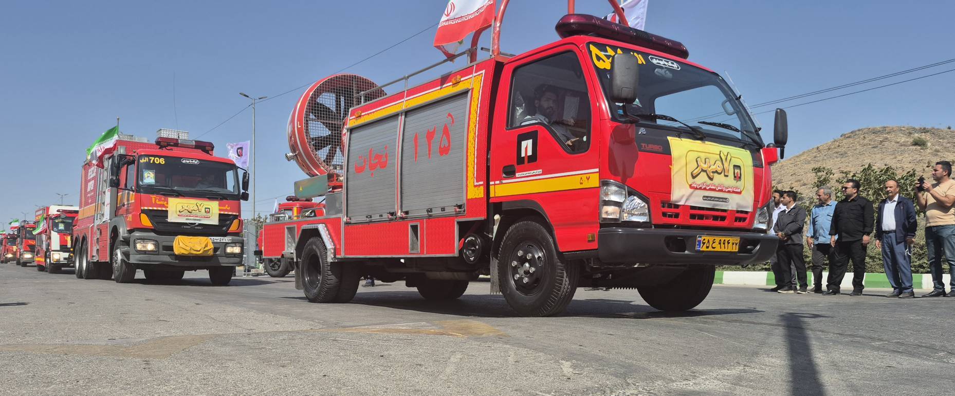 رونمایی از فناوری‌های نوین ایمنی و توسعه ایستگاه‌های آتش‌نشانی مشهد مقدس