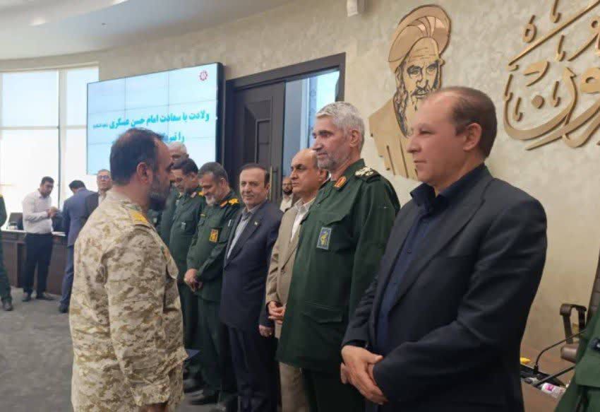 قدردانی از فرمانده سپاه قدس گیلان
