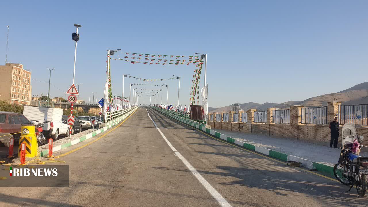 افتتاح تقاطع غیرهمسطح امام رضا (ع) در خرم‌آباد