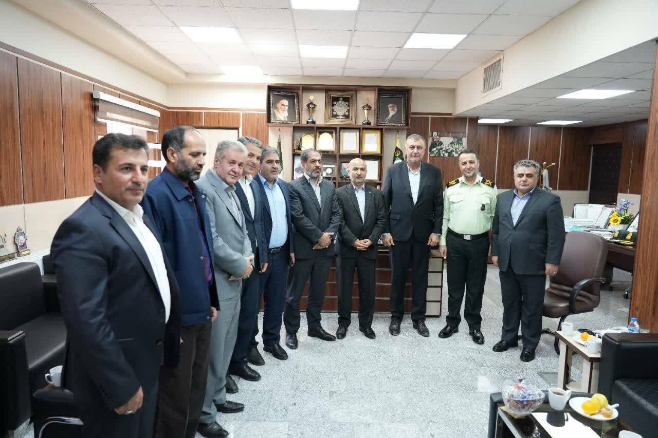 دیدار مدیران حوزه انرژی آذربایجان‌غربی با فرمانده انتظامی استان