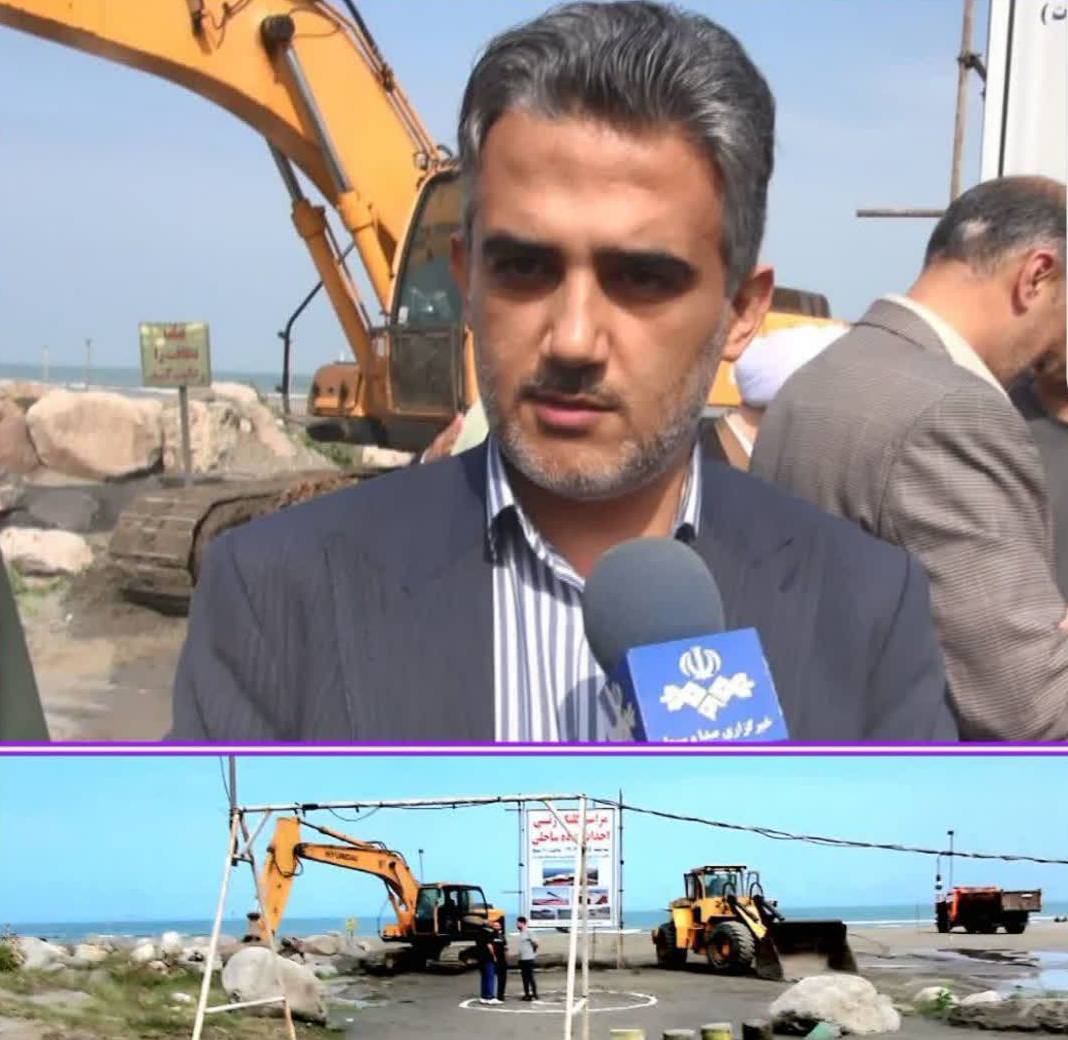 آغاز عملیات اجرایی طرح جاده ساحلی شهرستان عباس آباد