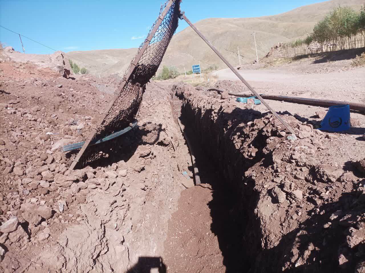 اصلاح ۱۵۰ متر از شبکه آبرسانی در بخش صفاییه شهرستان خوی