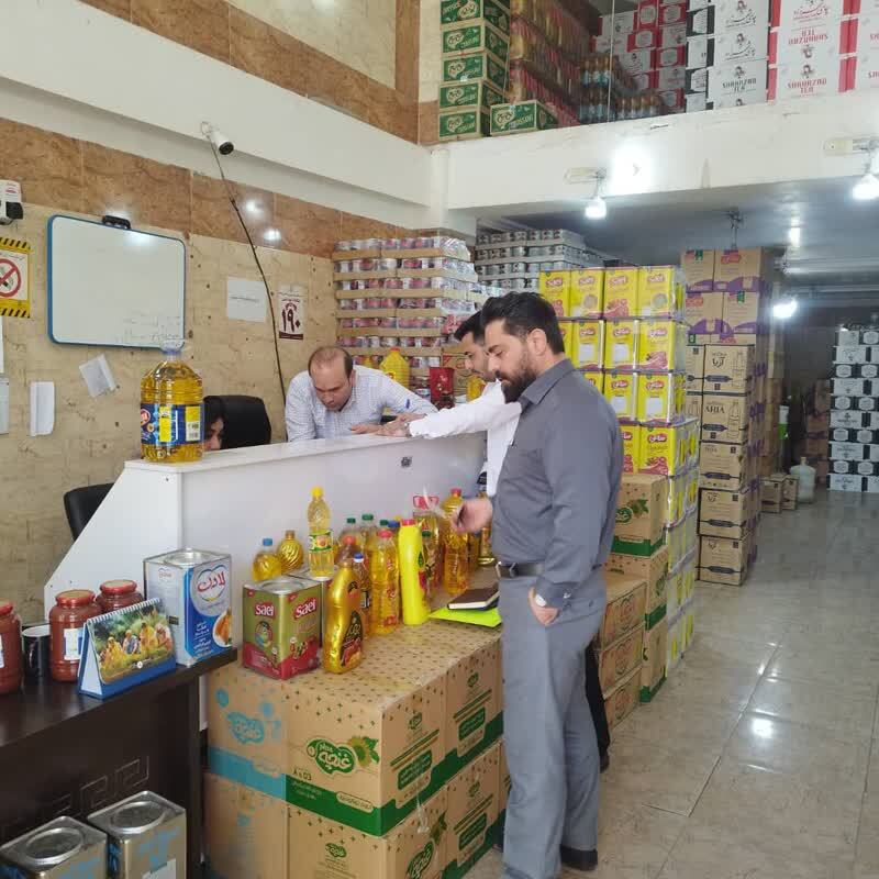 بازرسی از انبار‌های ثبت‌شده در سامانه جامع تجارت در اهواز