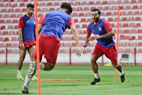تمرین تیم ملی فوتبال ایران در رطوبت ۶۵ درصدی دوبی