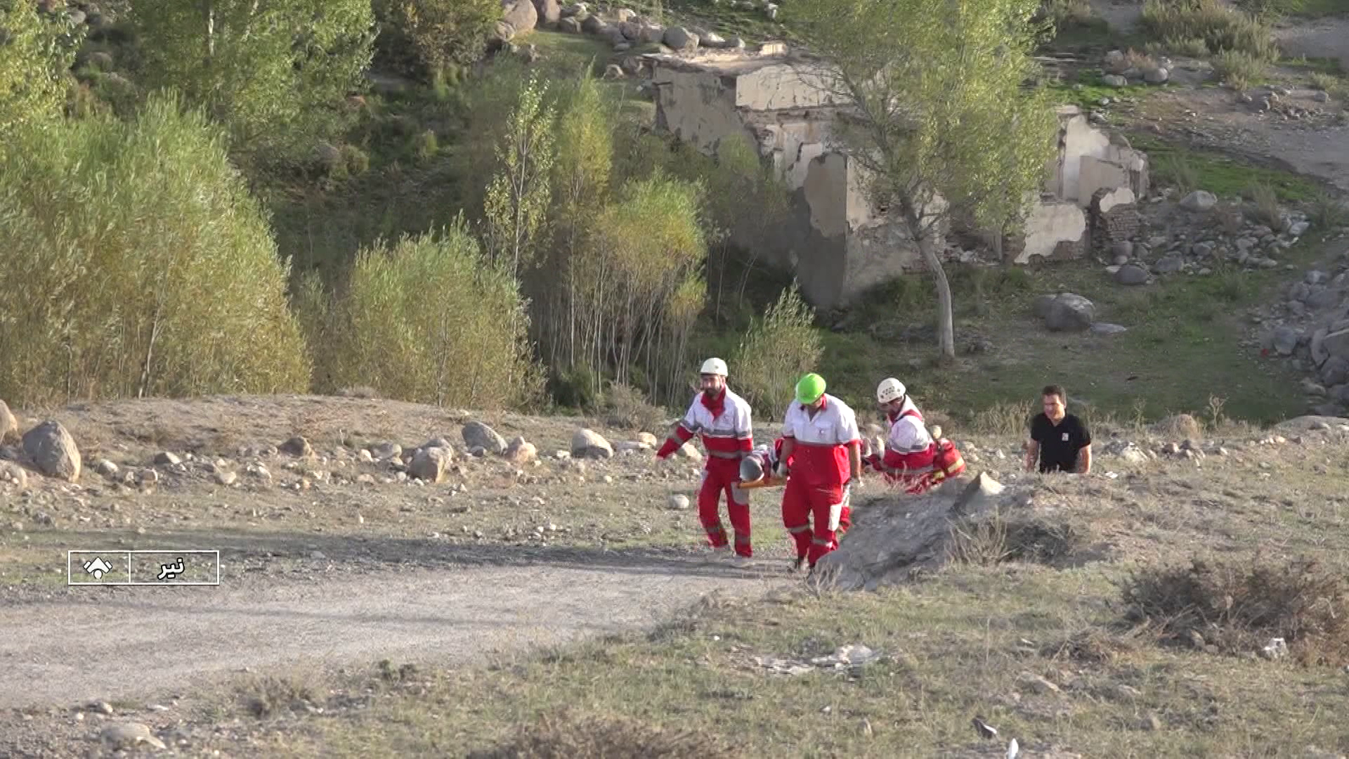 برگزاری مانور ساعت صفر با فرض زلزله ۶.۲ ریشتری در شهرستان نیر