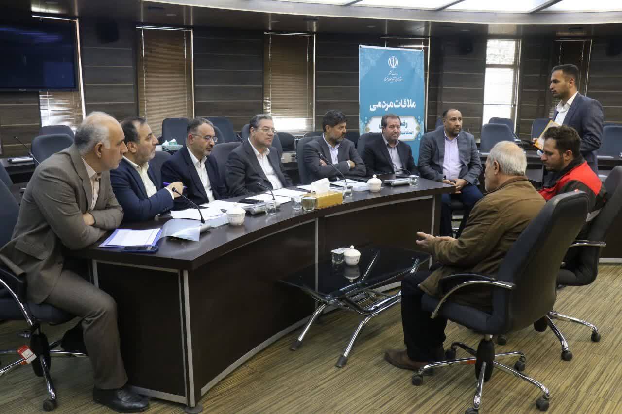 برگزاری ملاقات مردمی استاندار آذربایجان‌غربی