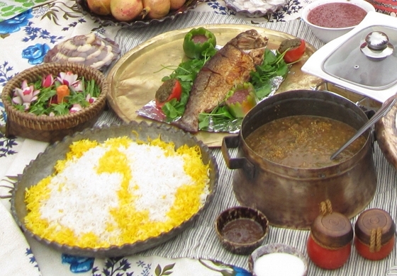 نمایشگاه غذاهای بومی و محلی در حمیدیا برپا شد نمایشگاه غذاهای بومی و محلی در حمیدیا برپا شد