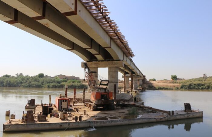 پیشرفت ۹۵ درصدی ساخت پل استراتژیک عنافچه پیشرفت ۹۵ درصدی ساخت پل استراتژیک عنافچه