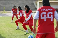 تمرین یکشنبه تیم فوتبال بانوان پرسپولیس