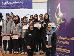 دختران فارس بر سکوی سوم المپیاد ورزشی کشور ایستادند دختران فارس بر سکوی سوم المپیاد ورزشی کشور ایستادند