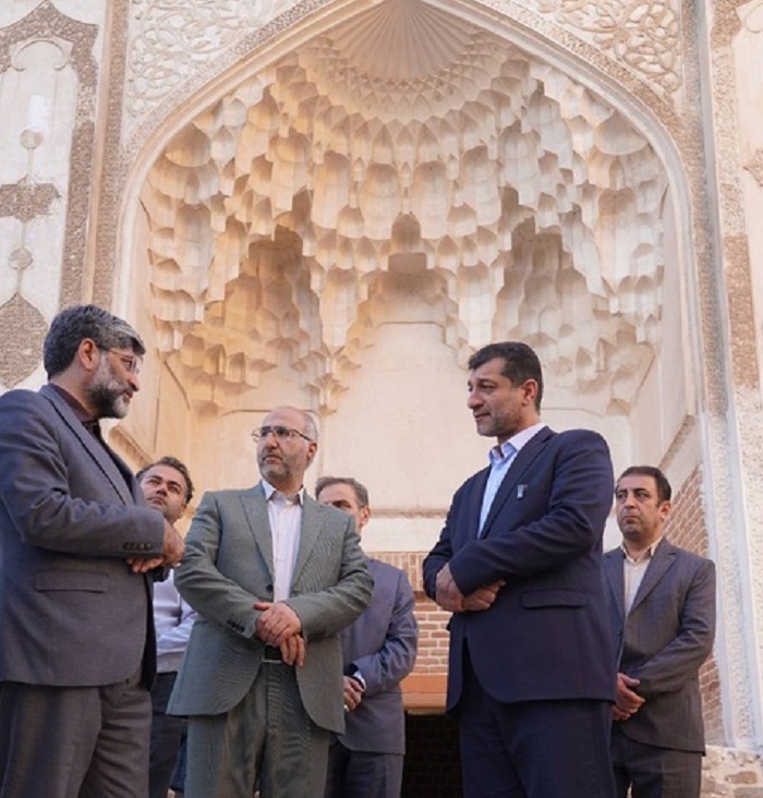 بازدید مسئولان دستگاه قضا از پروژه‌های عمرانی مهم میراث‌فرهنگی