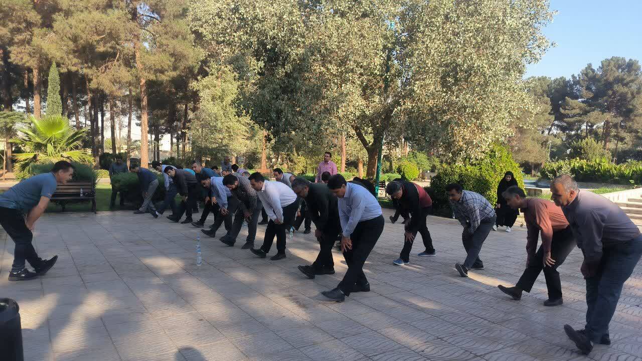 پویش «سلامتی را قدم بزن» ویژه کارکنان ادارات یزد برگزار شد
