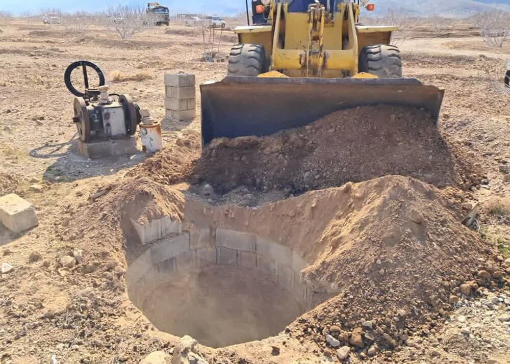 مسدود شدن چهار حلقه چاه غیرمجاز در شهرستان اشنویه