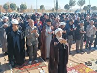 نماز طلب باران در گلپایگان اقامه شد