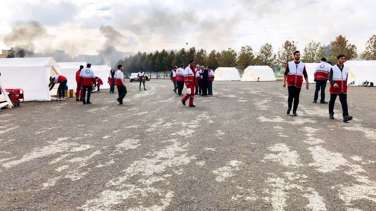 اجرای رزمایش اسکان اضطراری در خوی