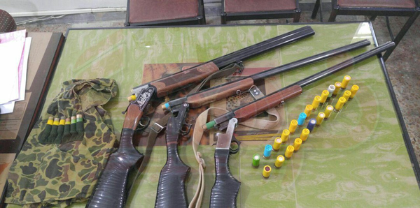 کشف ۱۸ قبضه سلاح از متخلفان شکار در استان کشف ۱۸ قبضه سلاح از متخلفان شکار در استان