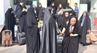 شرکت دانش‌آموزان دختر عشایری گیلان در اردوی ملی دانش آموزی در مشهد مقدس