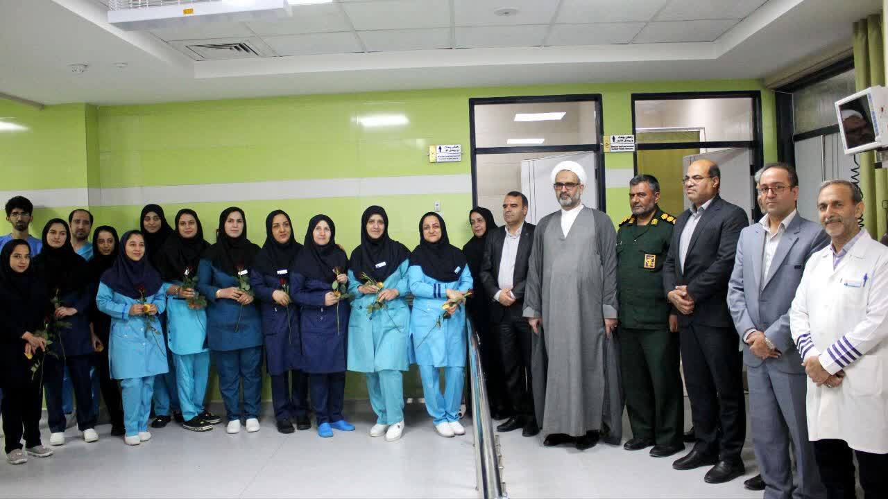 تجلیل از پرستاران بیمارستان مهریز به مناسبت روز پرستار