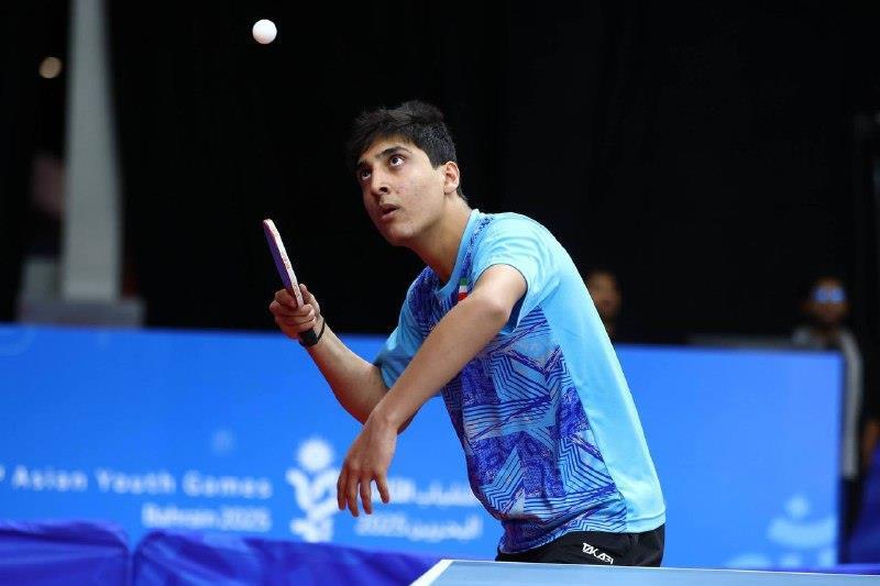 امیری از مسابقات تنیس روی میز کنار رفت امیری از مسابقات تنیس روی میز کنار رفت