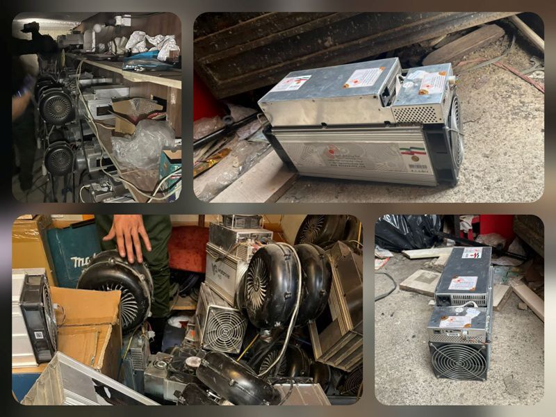 کشف ۱۸ دستگاه ماینر غیرمجاز در رضوانشهر کشف ۱۸ دستگاه ماینر غیرمجاز در رضوانشهر