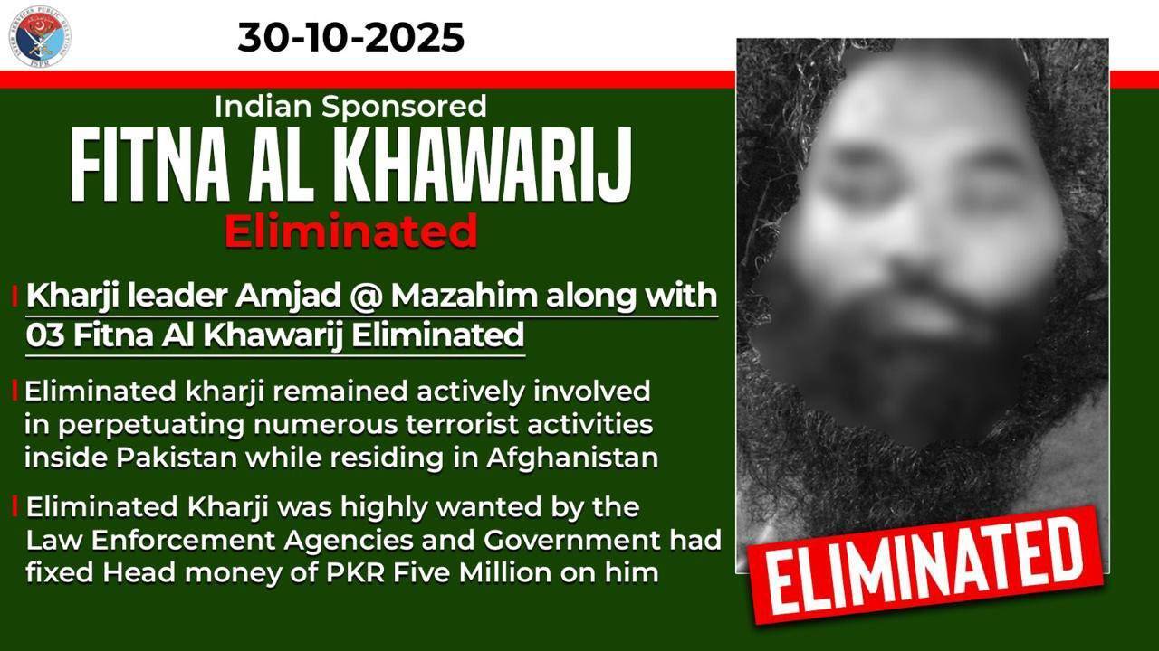 هلاکت سرکرده مهم گروه تروریستی تحریک طالبان در عملیات ارتش پاکستان هلاکت سرکرده مهم گروه تروریستی تحریک طالبان در عملیات ارتش پاکستان