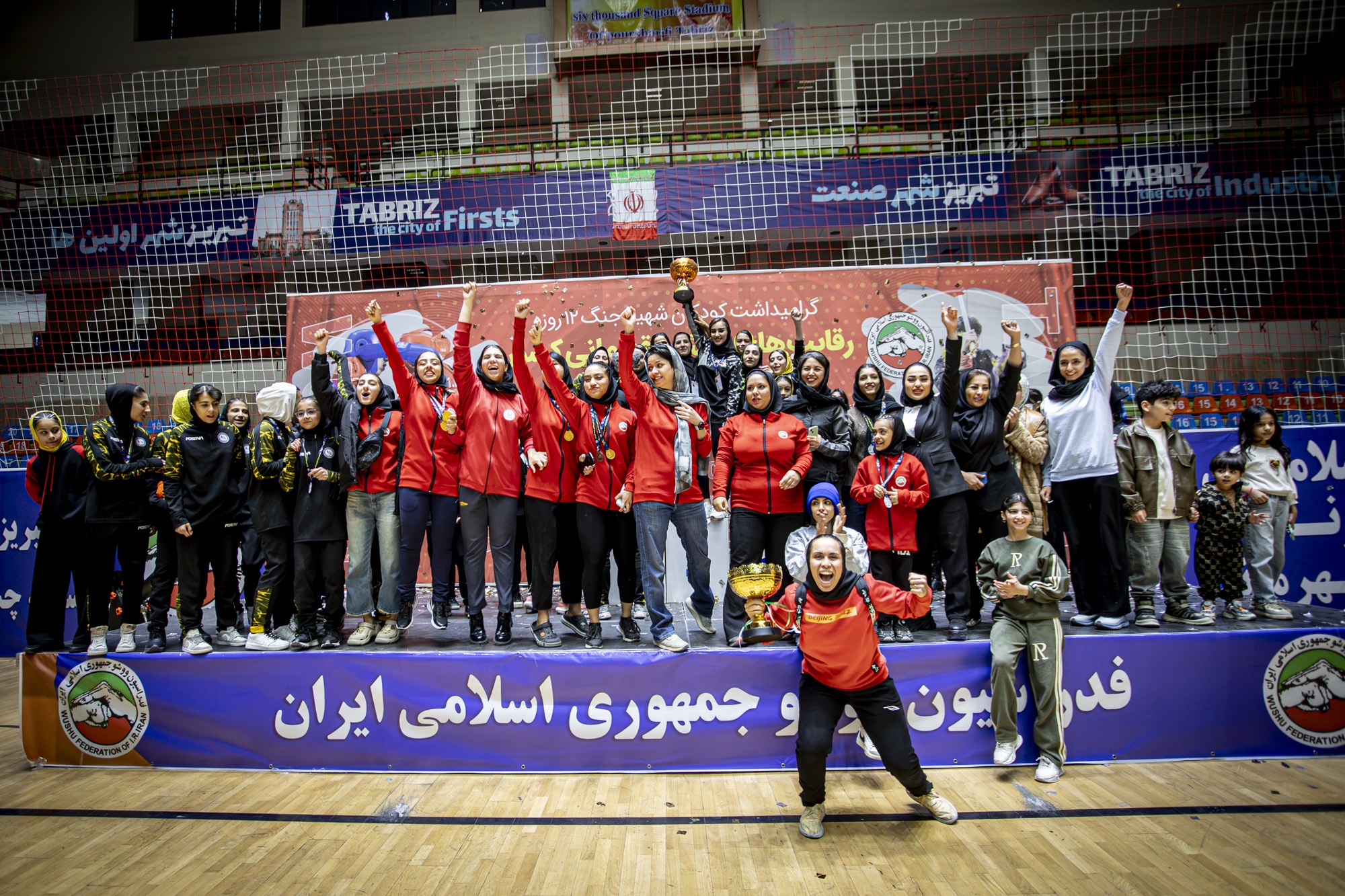 پایان رقابت‌های ووشو قهرمانی کشور نونهالان و جوانان دختر با قهرمانی استان اصفهان