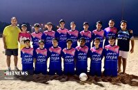 اولین پیروزی نونهالان فوتبالیست کیش در رقابت‌های استان هرمزگان