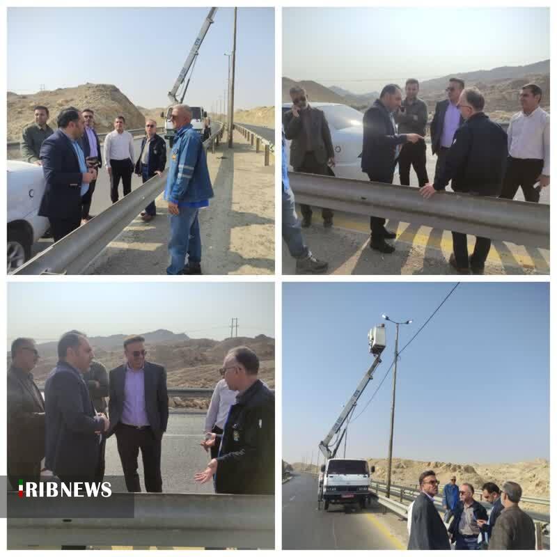 تقویت روشنایی و مدیریت مصرف برق از سه راهی امیدیه تا آغجاری تقویت روشنایی و مدیریت مصرف برق از سه راهی امیدیه تا آغجاری