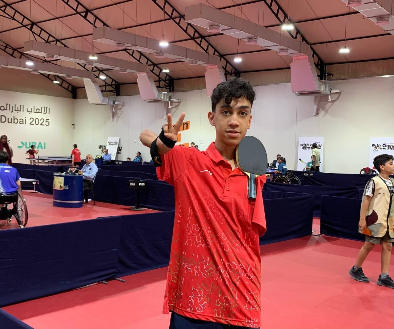پاراآسیایی جوانان ۲۰۲۵؛ ­دومین پیروزی طباطبایی در تنیس روی میز