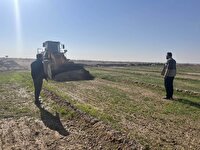 خلع ید ۵۰۰۰ مترمربع از اراضی ملی در شهرستان طبس